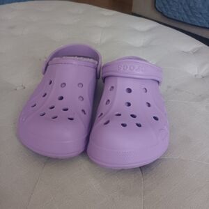 Lavender crocks size 6